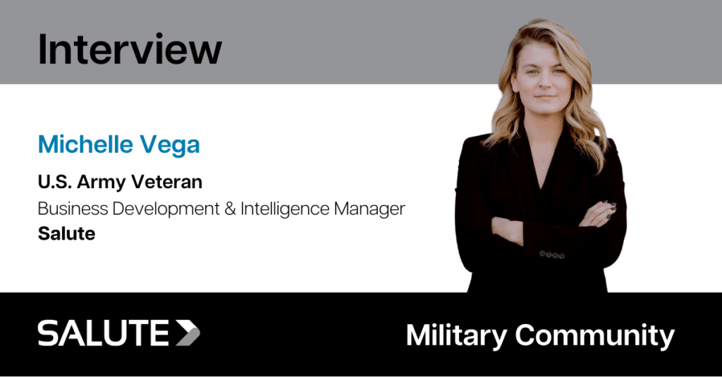 Salute Military Community - Michelle Vega